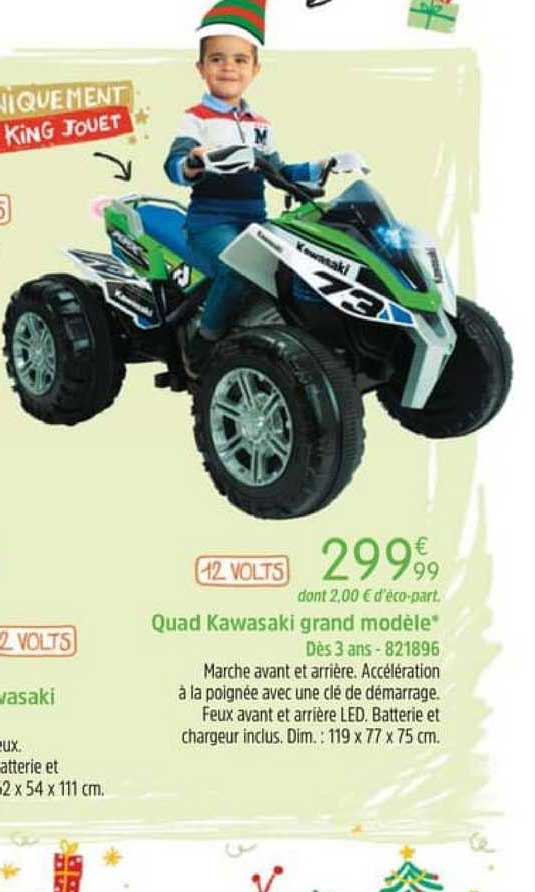 quad kawasaki gran modèle