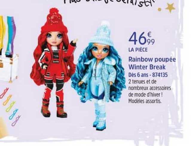 Rainbow Poupée Winter Break