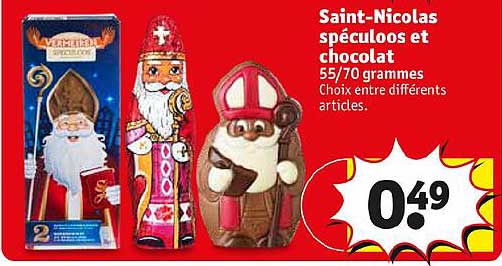 saint-nicolas spéculoos et chocolat