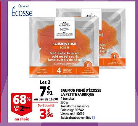 Saumon Fumé D'écosse La Petite Fabrique