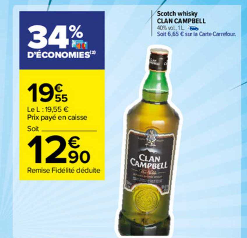 scotch whisky clan campbell