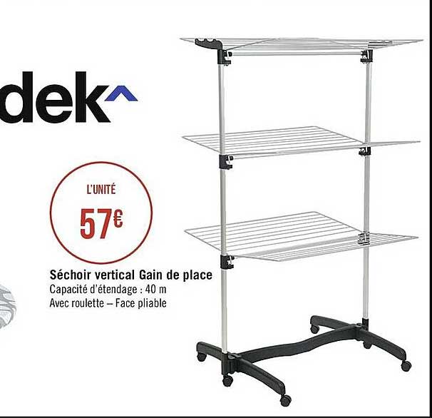 séchoir vertical gain de place finlandek^