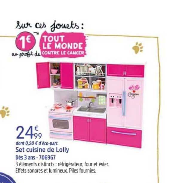 set cuisine de lolly