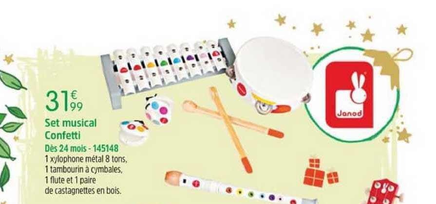 set musical confetti