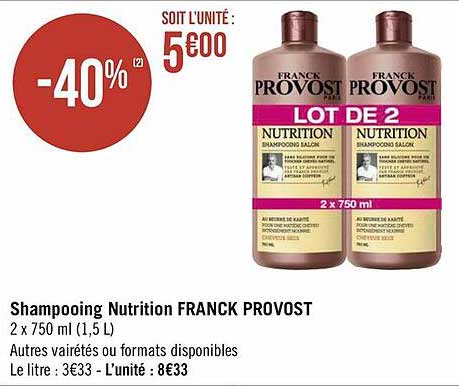 shampooing nutrition franck provost