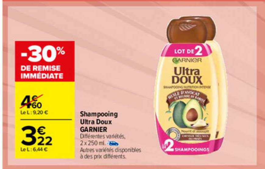 Shampooing Ultra Doux Garnier