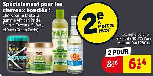 spécialement pour les cheveux bouclés !