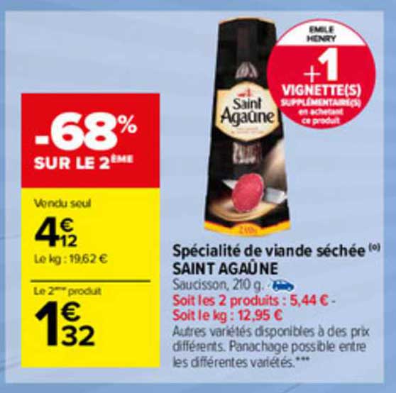 Spécialité De Viande Séchée Saint Agaûne