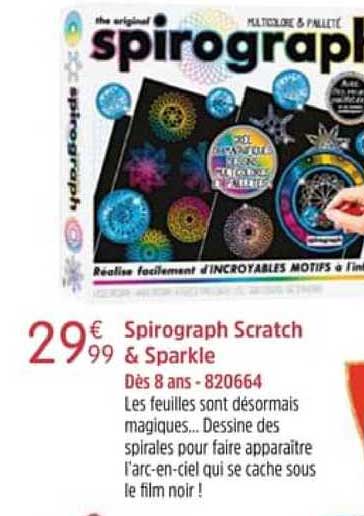 spirograph scratch & sparkle