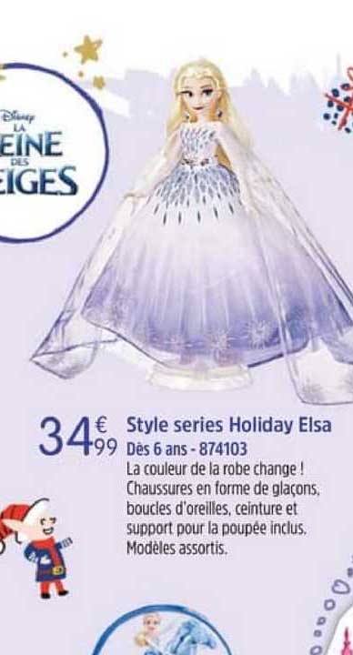 style séries holiday elsa disney la reine des neiges