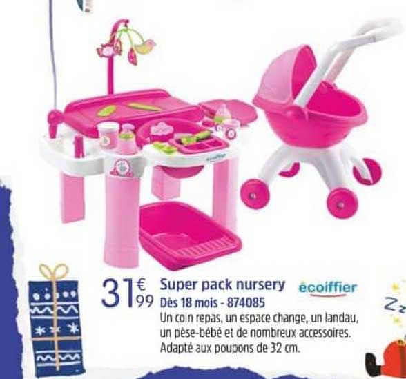 super pack nursery écoiffier