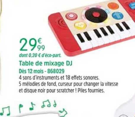 table de mixage dj