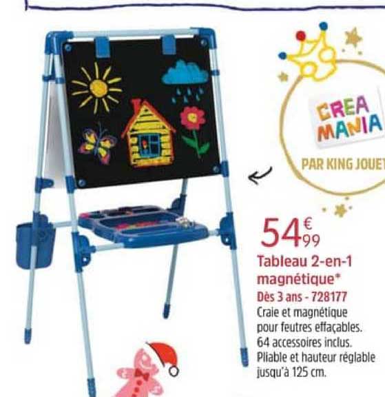 Tableau 2-en-1 Magnétique Crea Mania