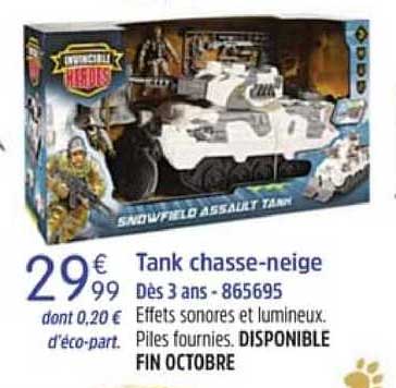 tank chasse-neige