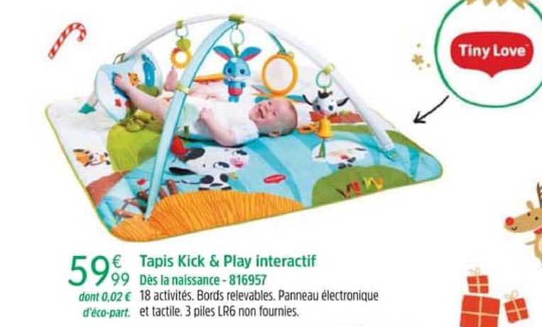 tapis kick & play interactif