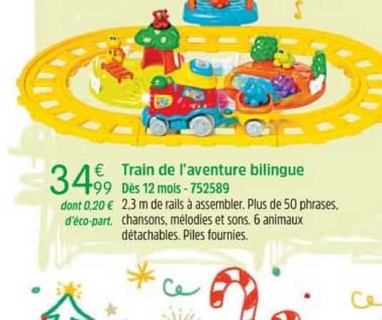 train de l'aventure bilingue