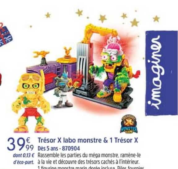 trésor x labo monstre & 1 trésor x