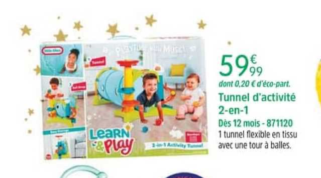 tunnel d'activités 2-en-1