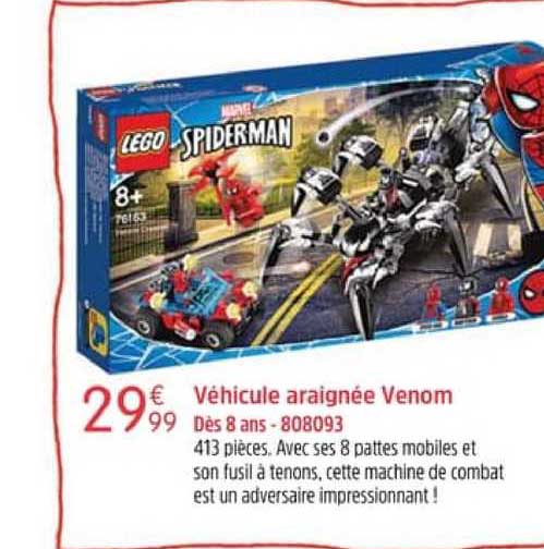 véhicule araignée venom lego spiderman