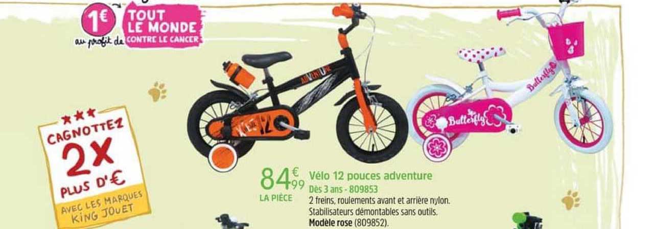 vélo 12 pouces adventure