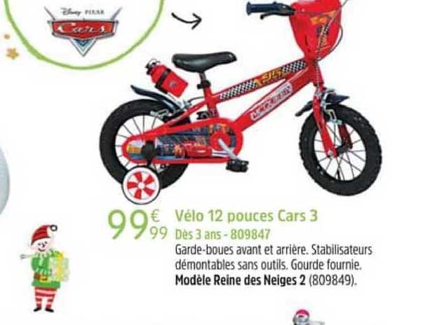 vélo 12 pouces cars 3