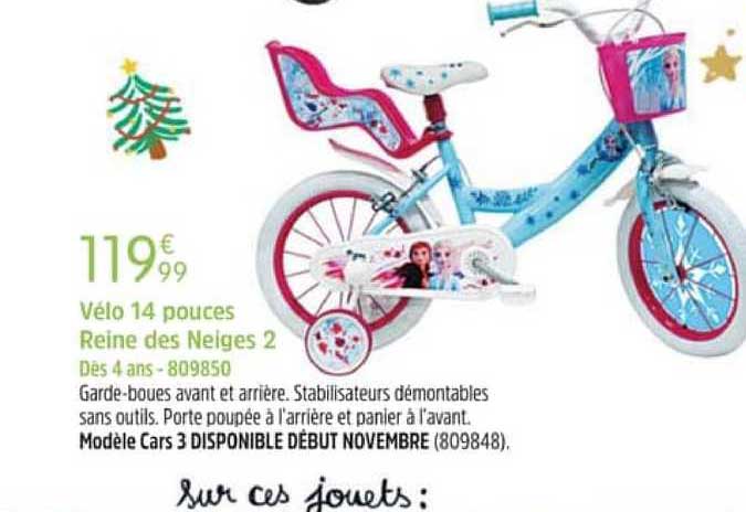 vélo 14 pouces reine des neiges 2