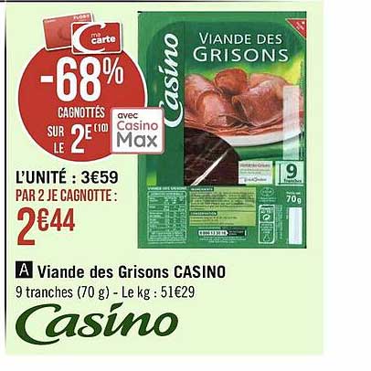 Viande Des Grisons Casino