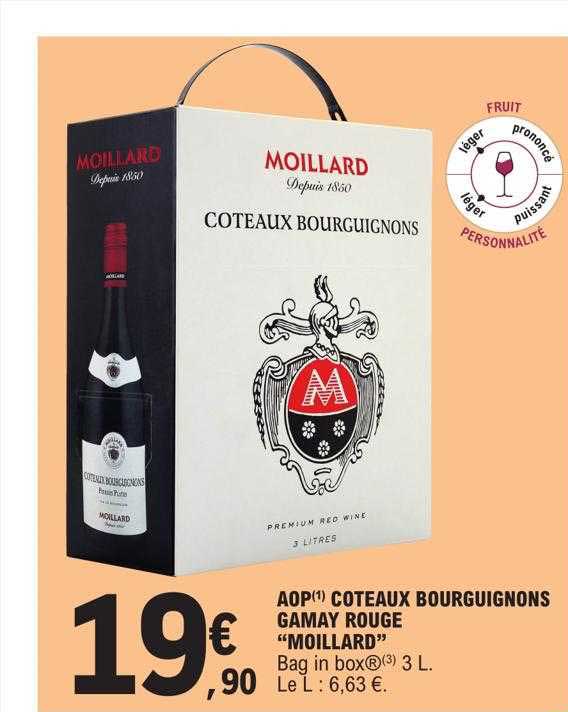 aop côteaux bourguignons gamay rouge "moillard"