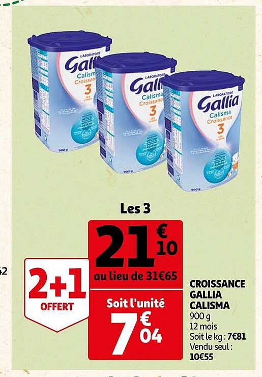 Croissance Gallia Calisma