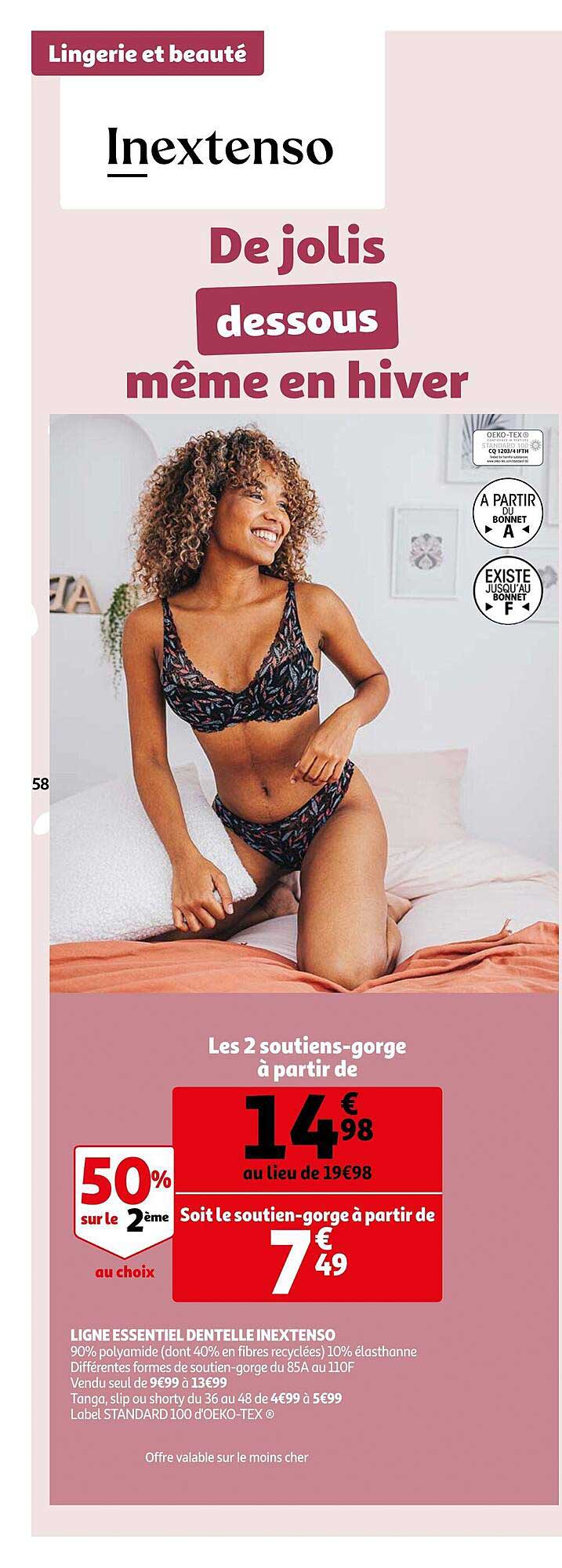 lignes essentiel dentelle inextenso