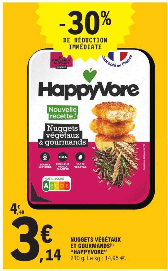 Nuggets Végétaux Et Gourmands "happy Vore"