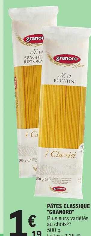 Pâtes Classique "granoro"