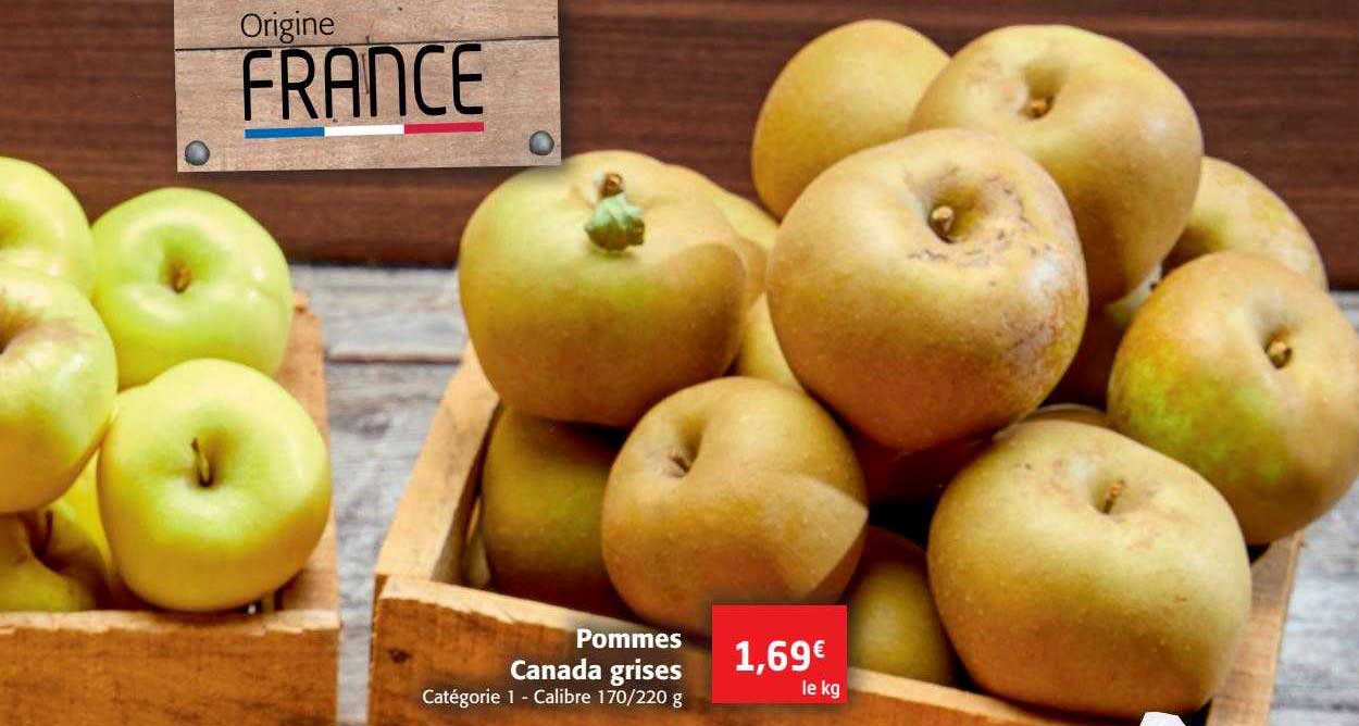 pommes canada grises