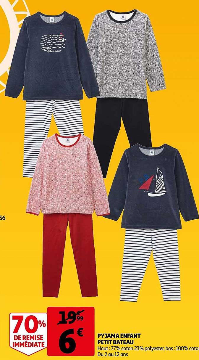 pyjama enfant petit bateau