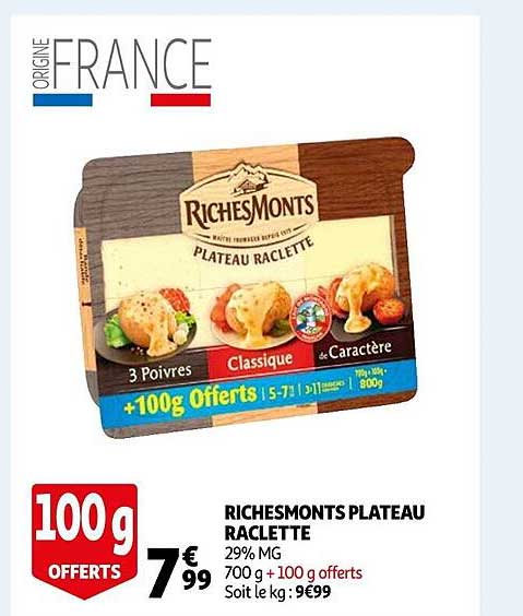 riches monts plateau raclette