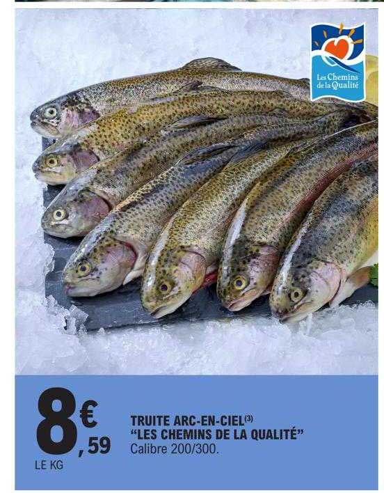 truite arc-en-ciel "les chemins de la qualité"