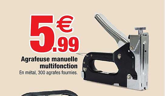 Agrafeuse Manuelle Multifonction