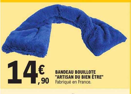 bandeau bouillote "artisan du bien être"