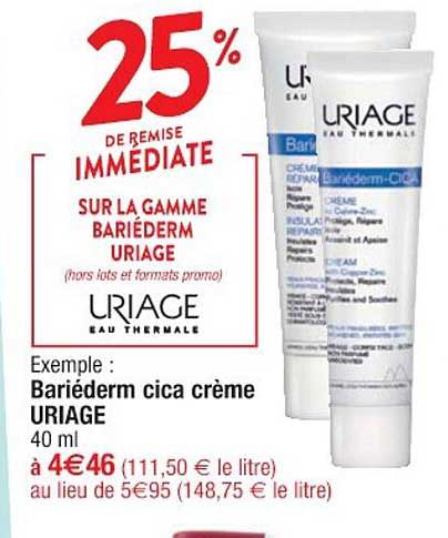 bariéderm cica crème uriage