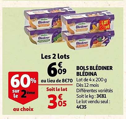 bols blédiner blédina
