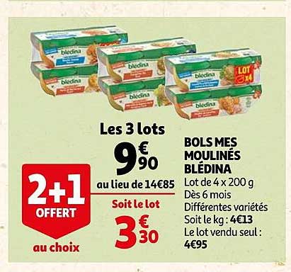 bols mes moulinés blédina