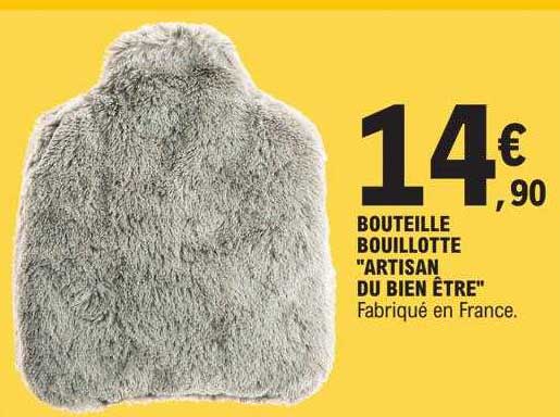bouteille bouillotte "artisan du bien être"