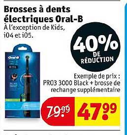 brosses à dents électriques oral-b