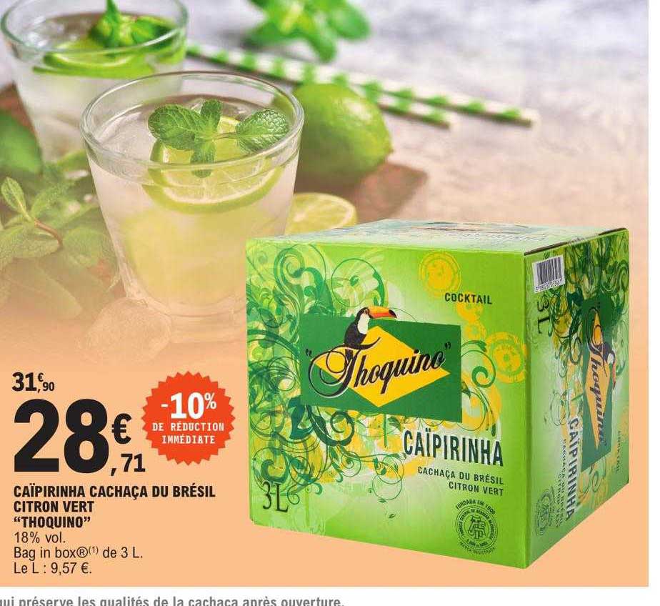 Caïpirinha Cachaça Du Brésil Citron Vert "thoquino"