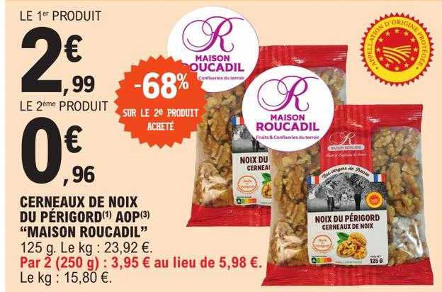 Cerneaux De Noix Du Périgord Aop "maison Roucadil"