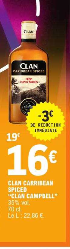 clan carribean spiced "clan campbell"