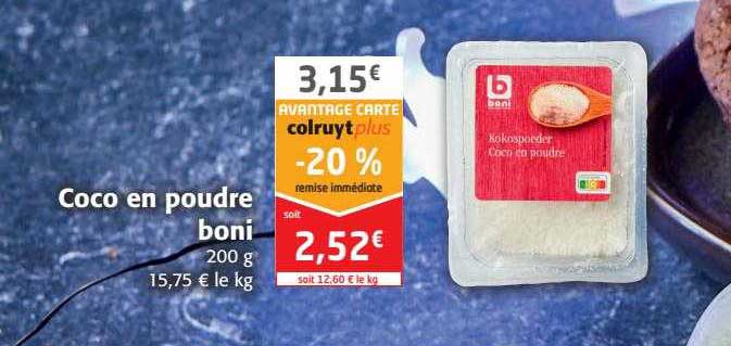 Coco En Poudre Boni