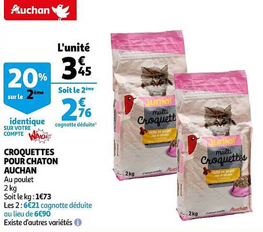 Croquettes Pour Chaton Auchan