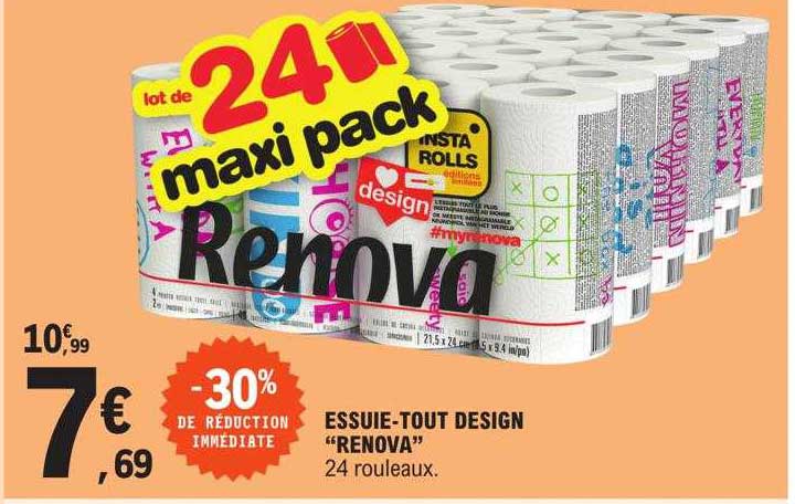 essuie-tout design "renova"