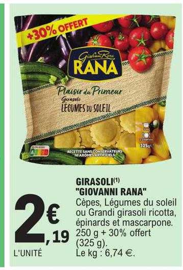 girasoli "giovanni rana"